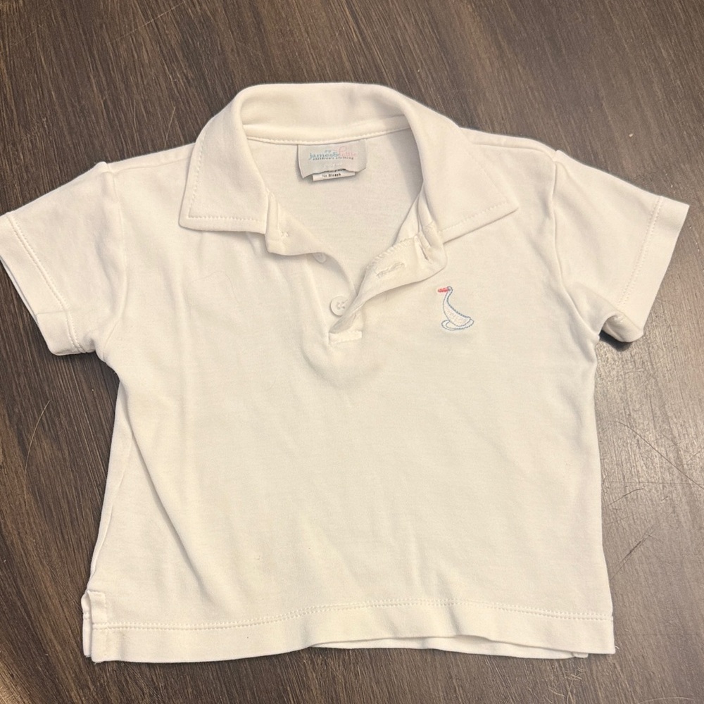 James & Lottie Cream Polo Shirt for Kids – Short Sleeve